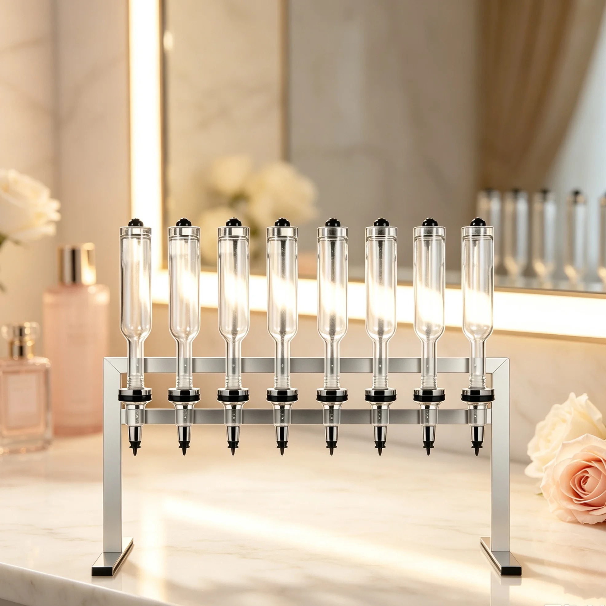حامل عرض فضي لـ 8 قطع من موزعا - مراجعة Shop Home Fragrance وسعره