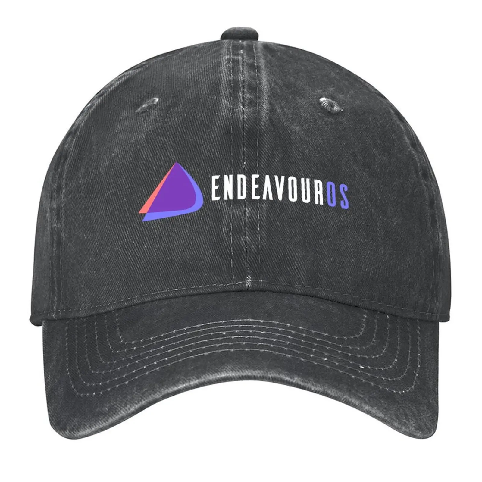 

EndeavourOS banner (text white) Baseball Cap Sunscreen Hat Man Luxury Fishing cap Fashion Beach Women's Beach Men's