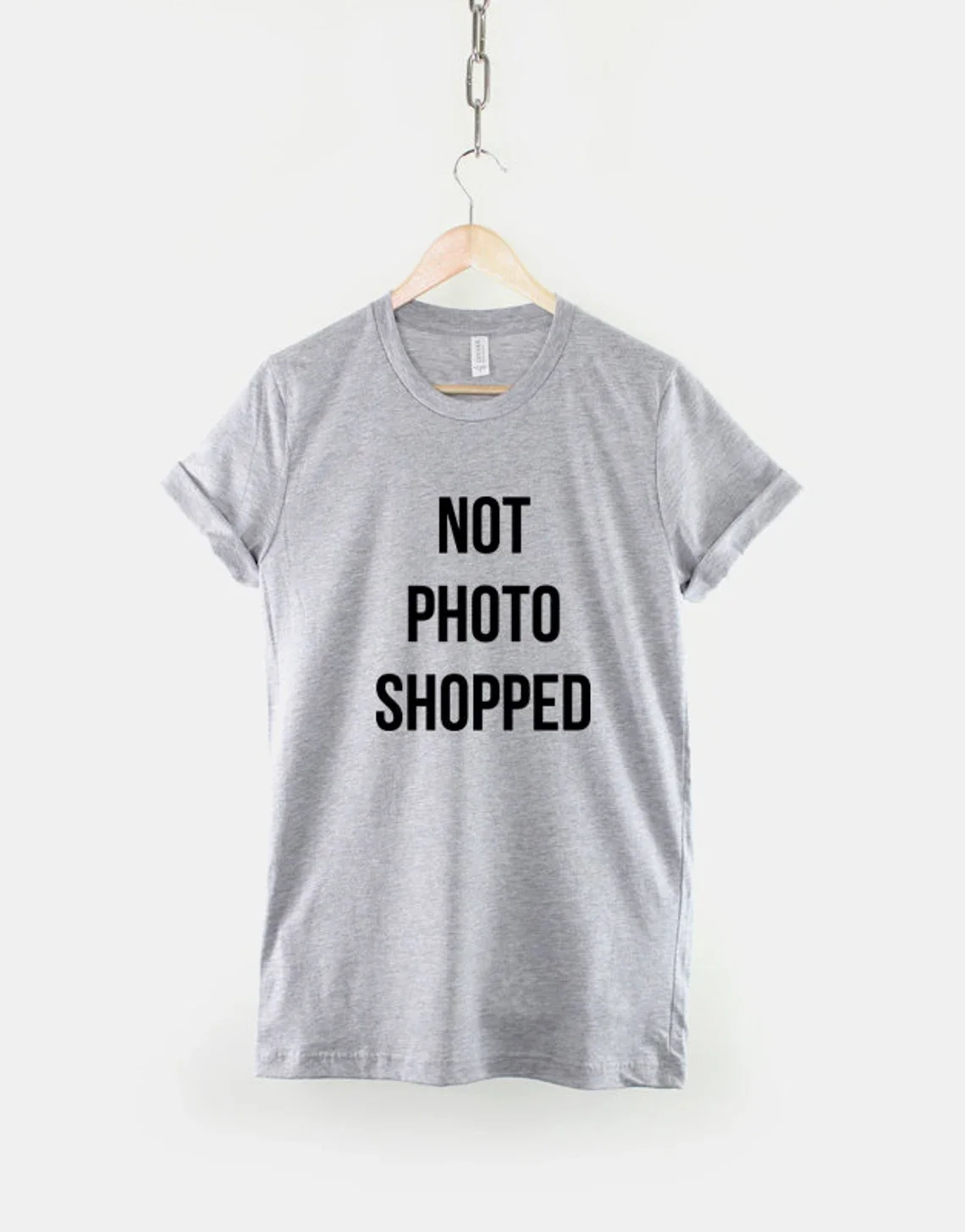 Skuggnas Not Photoshopped T-Shirt Makeup Artist Slogan Shirt Summer Fashion Cotton t shirt Unisex Shirt Drop Shipping