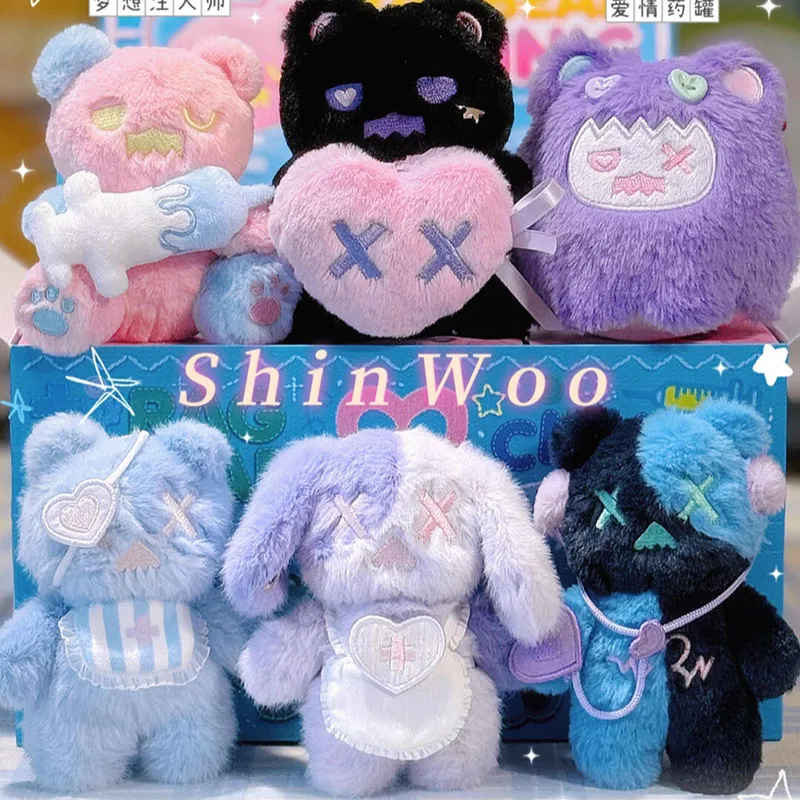 

ShinWoo Bear Clinic Series, плюшевая слепая коробка, игрушка, целебный милый подарок, модная кукла-сюрприз, коллекционная для детей