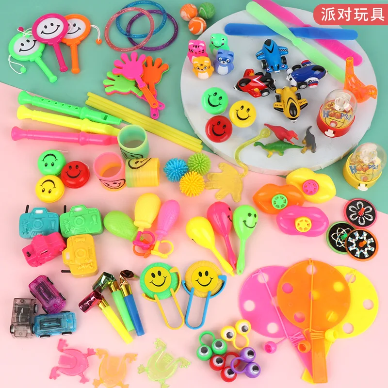 Party Favors Toy para Pais e Filhos, Jogo de mesa, Bulk Toys for Kids, Presente de aniversário, Souvenir Toys, Party Prizes, 100 Pcs