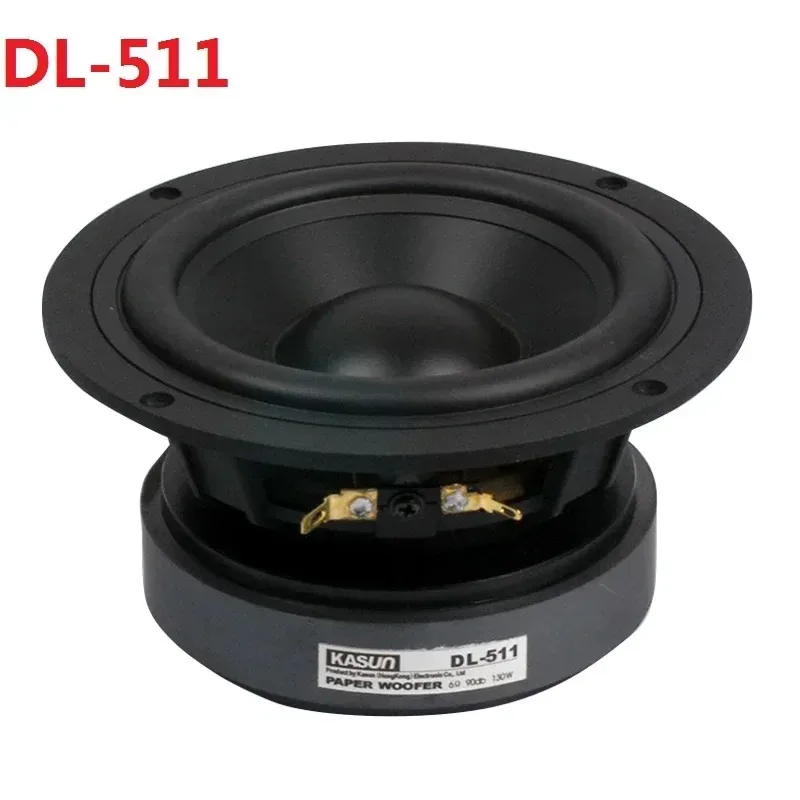 1 шт. Kasun DL-511 5 дюймов, домашнее аудио среднего диапазона, драйвер динамика «сделай сам», литье, алюминиевая корзина, полипропиленовый конус, 6 Ом/130 Вт, внешний диаметр = 146 мм 1 шт. Kasun DL-511 5 дюймов, домашнее аудио среднего диапазона, драйвер динамика «сделай сам», литье, алюминиевая корзина, полипропиленовый конус, 6 Ом/130 Вт, внешний диаметр = 146 мм