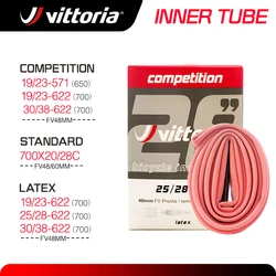 Road Bike Latex Inner 700 Latex / Butyl Inner Tube 25/28C Detachable Gas Nozzle 48/60mm Entry Level Ultralight Competition Grade