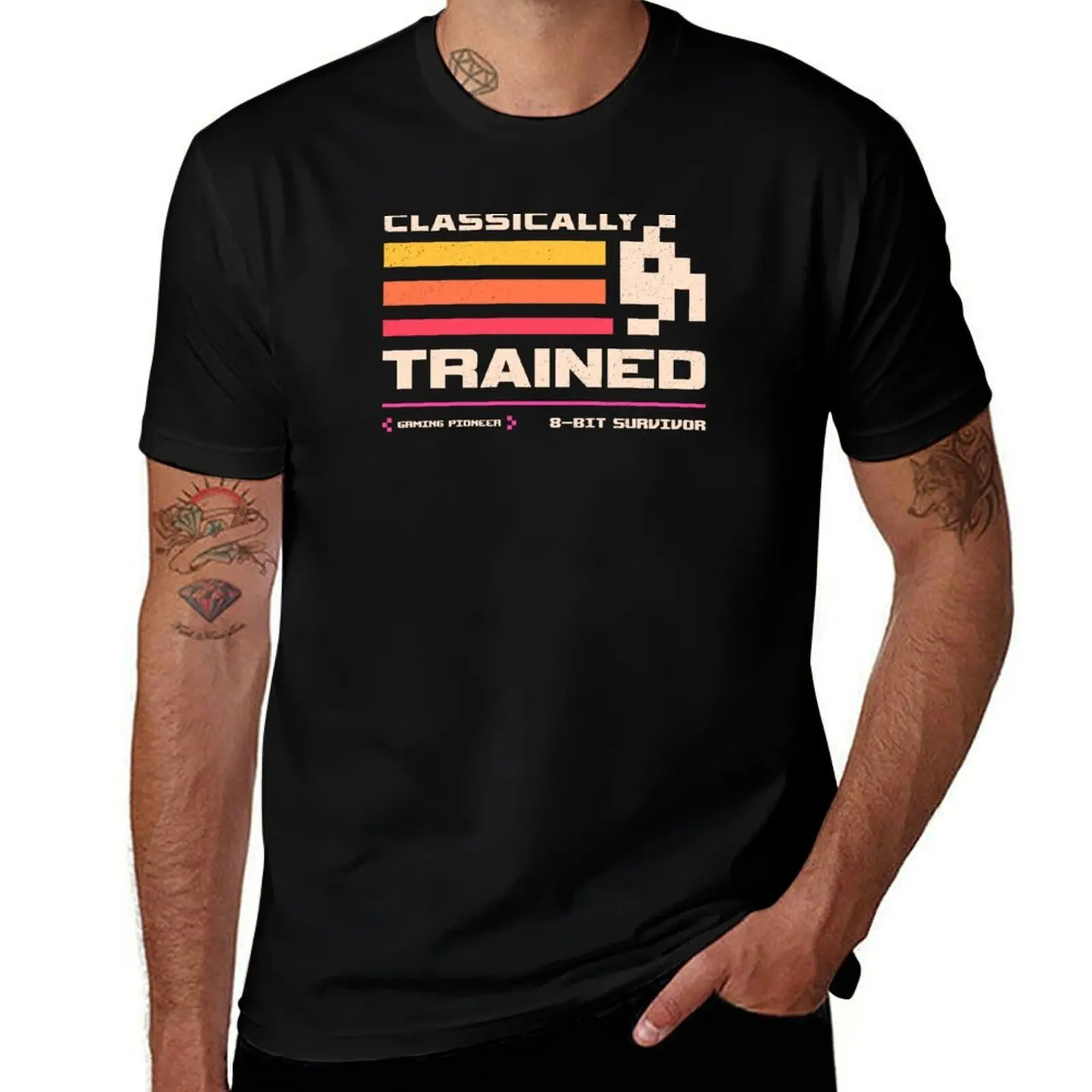 

Classically Trained for Retro Gamers T-Shirt anime tshirt oversized t shirt cute tops t shirts for men
