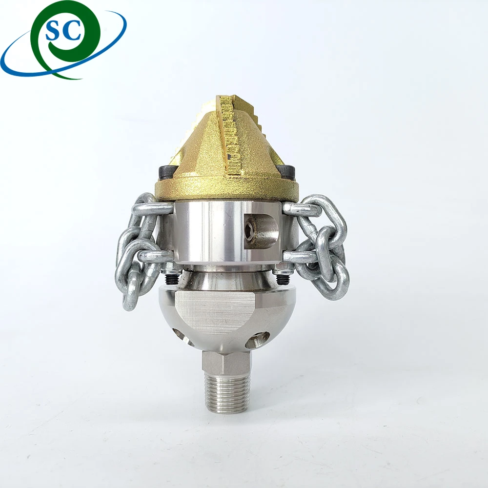 1/2female 70L High pressure pipeline dredging cleaning diamond nozzle Rope & Chain Sling sewer dredging blasting cutting nozzle