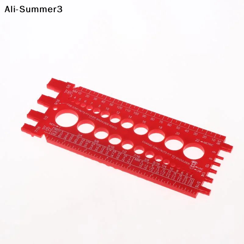 【Vx3】Multi Functional Inch Metric Quick Identification Nut Bolt Thread Check Gauge Protable Thread Measuring Tool