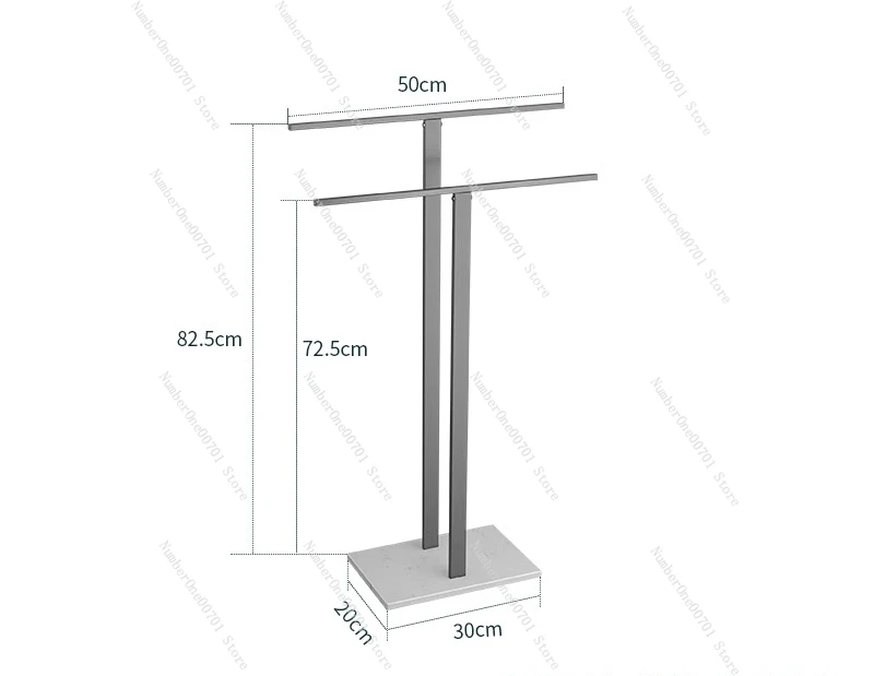 Standing Towel Rack 2-Tier   Stand with Marble Base for Bathroom Floor, Upgrade Steady Design, Stainless Steel,toallero de pie