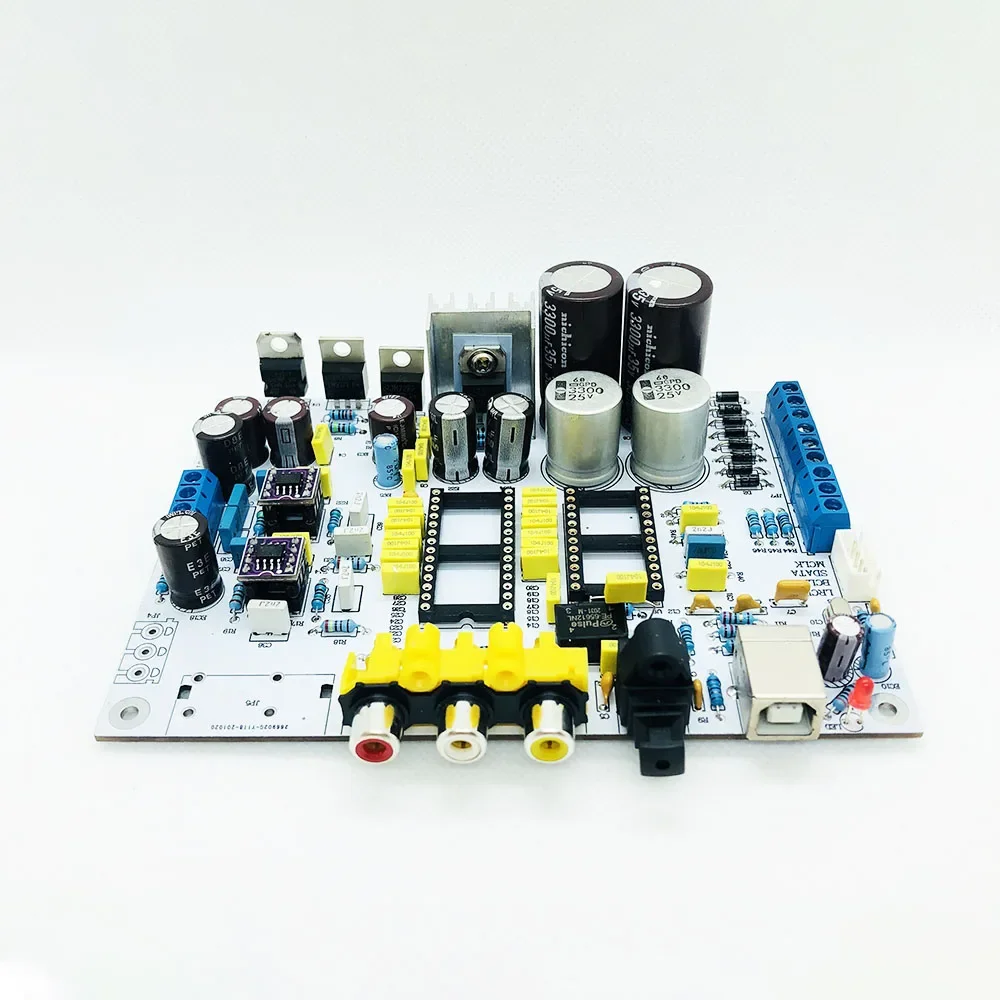 CS8416 + SAA7220 + TDA1541 Dac Decoder Board Coaxiale Fibre Optic Usb Ingang Zonder Ic En SAA7220P