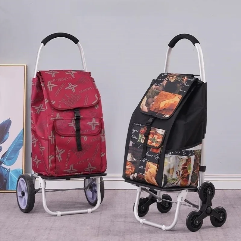 aluminum-alloy-foldable-hand-pulled-shopping-cart-lightweight-stair-climbing-vegetable-buying-cart-elderly-home-use-carts