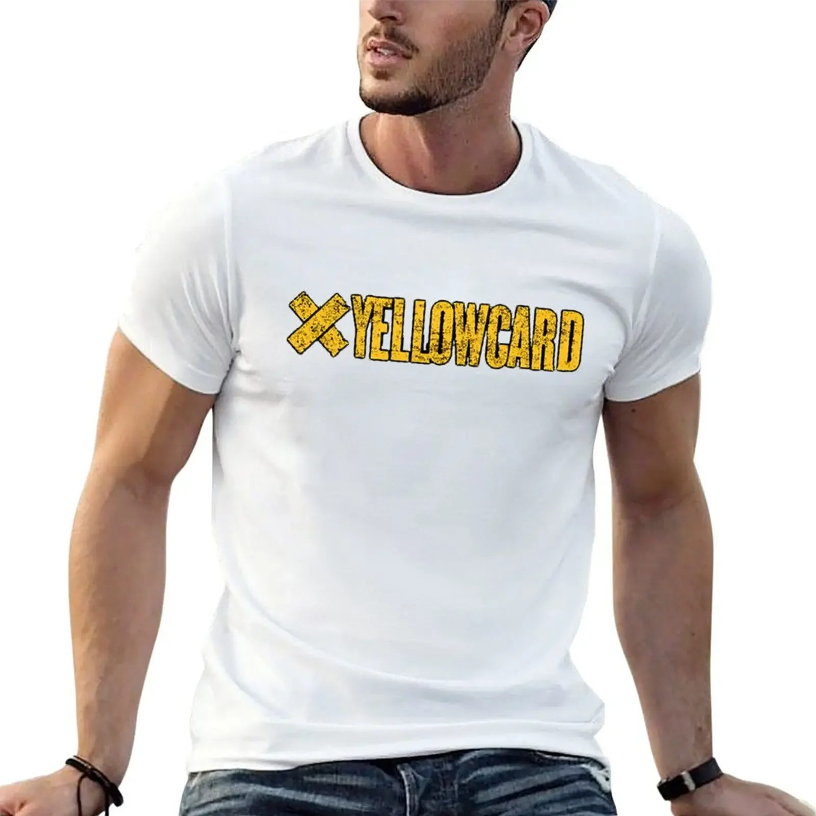 Yellowcard T-Shirt street wear funny costumes mens graphic t-shirts