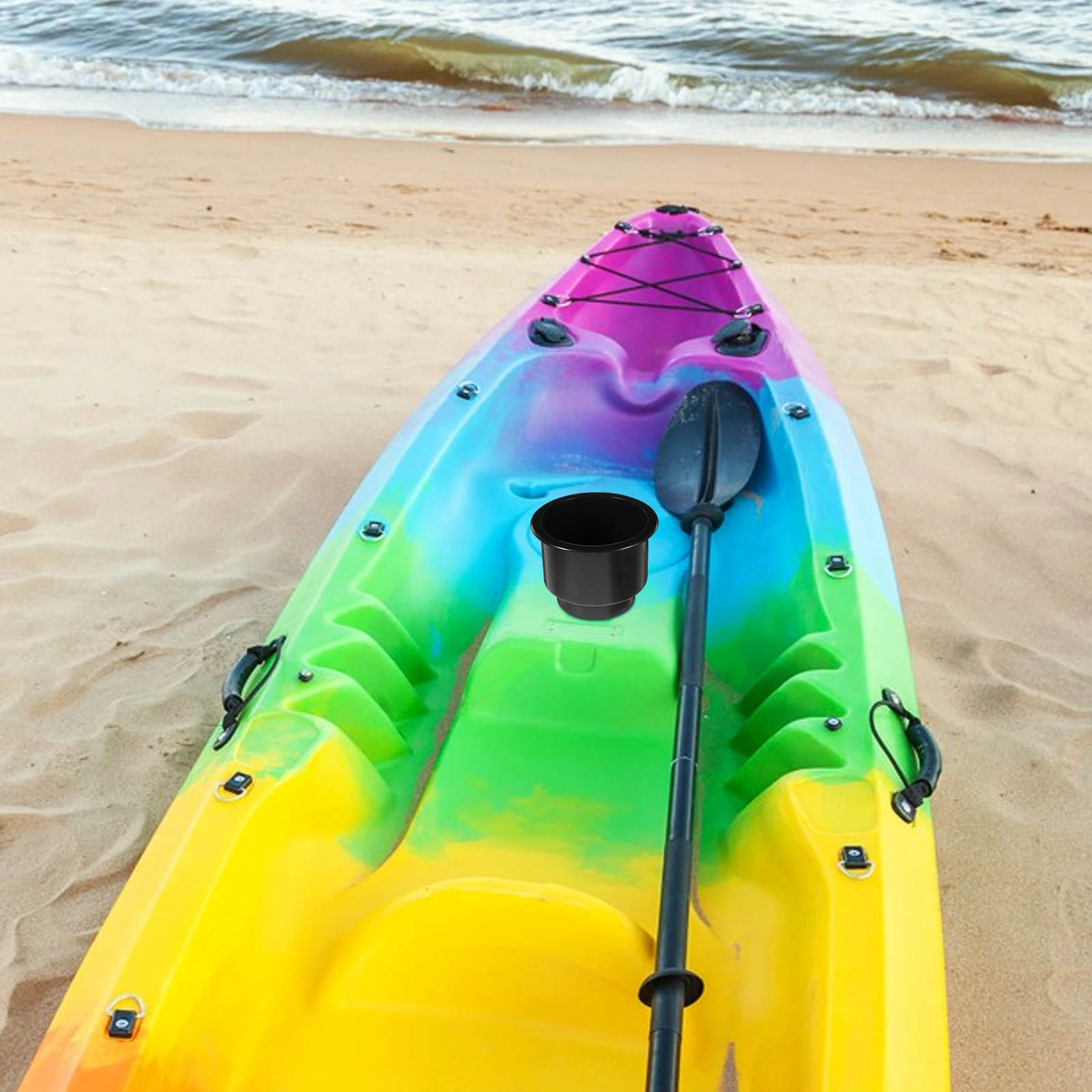 

2pcs Plastic Marine Cup For Boats Rvs Kayaks Waterproof Portable Drink Holder Outdoor Fishing Stable Lightweight Boat Accessory