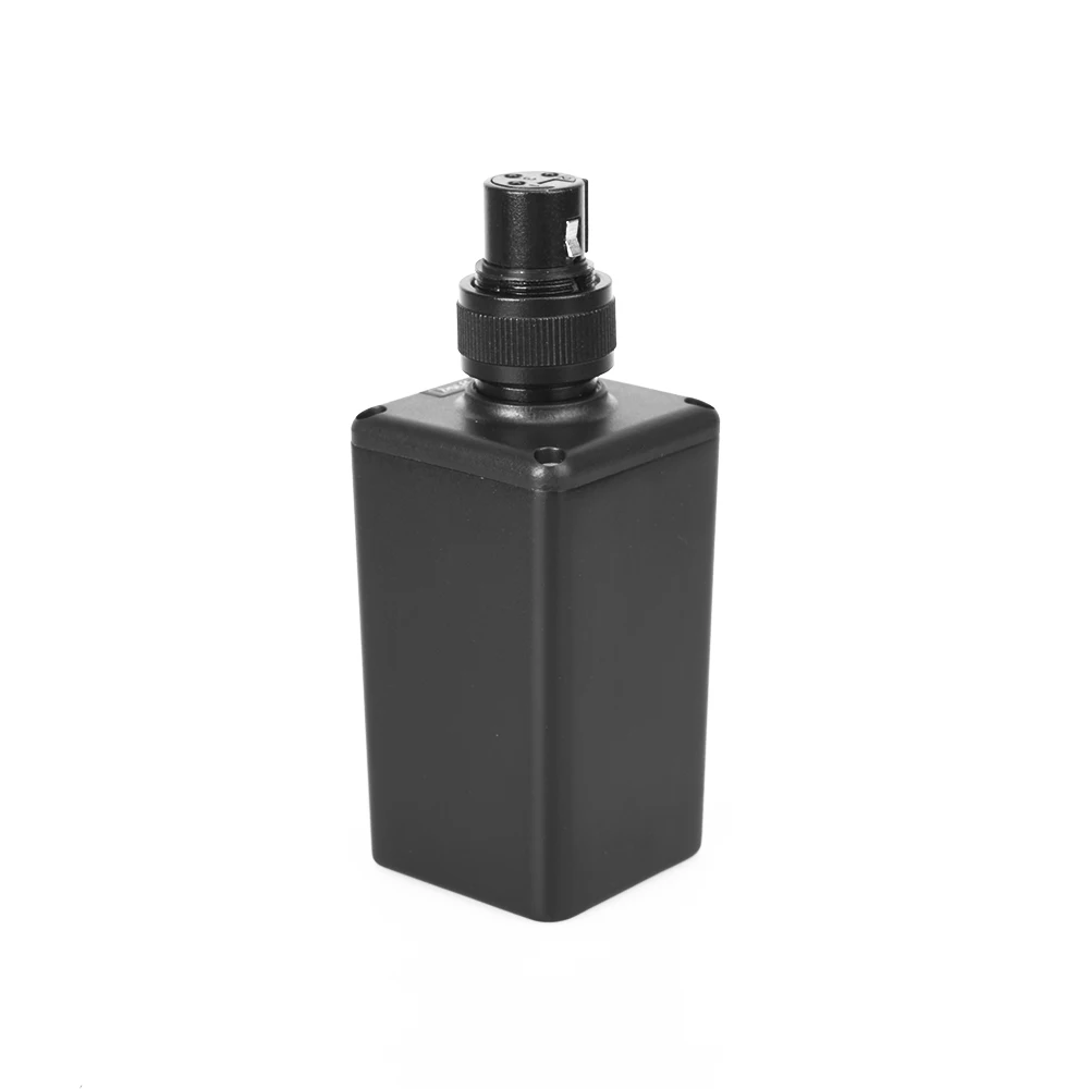 E-IMAGE MT-800 جهاز إرسال XLR متطور ذو جسم معدني UHF لنظام الميكروفون اللاسلكي