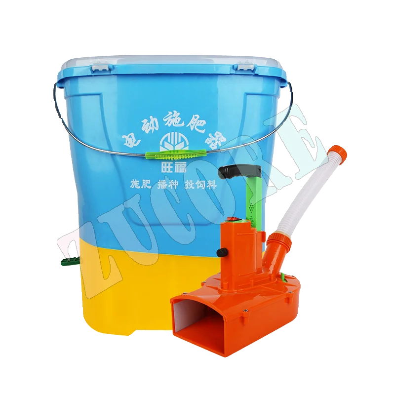 새로운 전기 비료 살포기 심는 기계 농업 비료 종자 액세서리