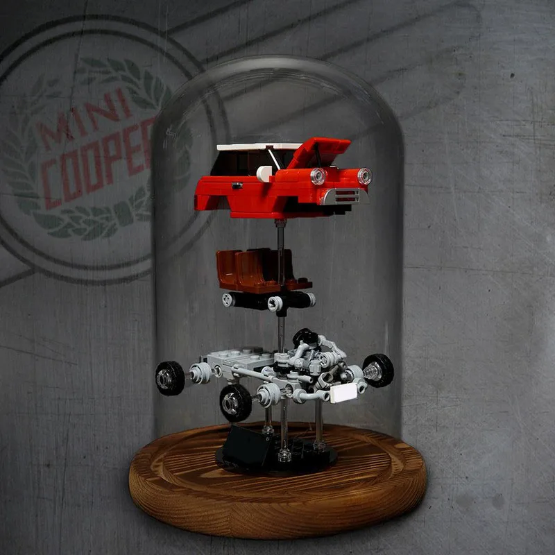 

239PCS MOC Exploded Mini Cooper Assembling Building Blocks Educational Toys Children's Gifts Ornaments Collection Series