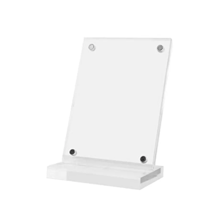 

Baseball Card Display Stand Clear Acrylic Sports Graded Card Easel Holders Case Magnetic Frame 1
