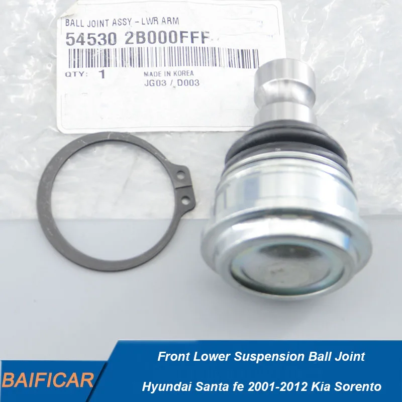 Substituição de Pino de Suspensão Dianteiro 545302B000: Uma Solução Confiável para Hyundai Santa Fe e Kia Sorento (2001–2012)