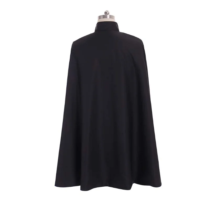 Anime Wirt Costume Cosplay Wirt Mantello Mantello nero Costume di Halloween Wirt Mantello Mantello Vestito per adulto