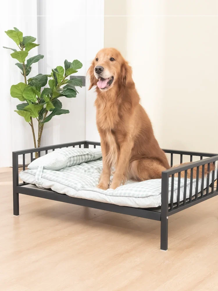 

Summer Dog Pet March Bed Teddy Golden Retriever Dog Nest Mat Removable and Washable Floor Mat Breathable Small and Medium Dogs