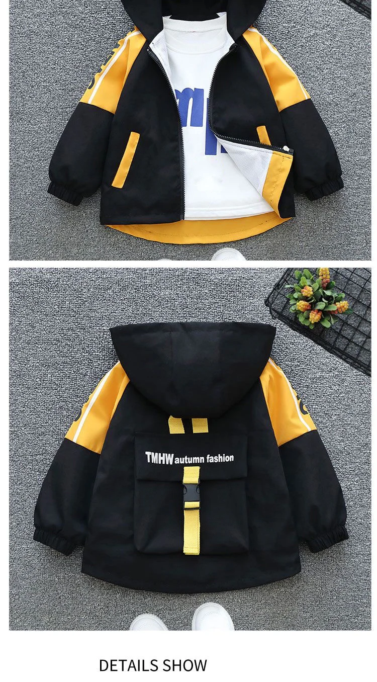 2-12 Jahre Freizeitjacke Baby Jungen Kleidung Neue Mode Frühling Kinder Buchstaben Mantel Für Mädchen Niedlich 2025, Herbst Kinder Oberbekleidung – Detail 6