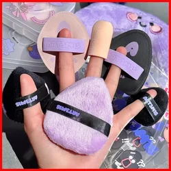ART3M1S Powder Puff Flocking large double-sided Pai Ling sister small fingers Hey Hey Black Dun Dun Setting Tools