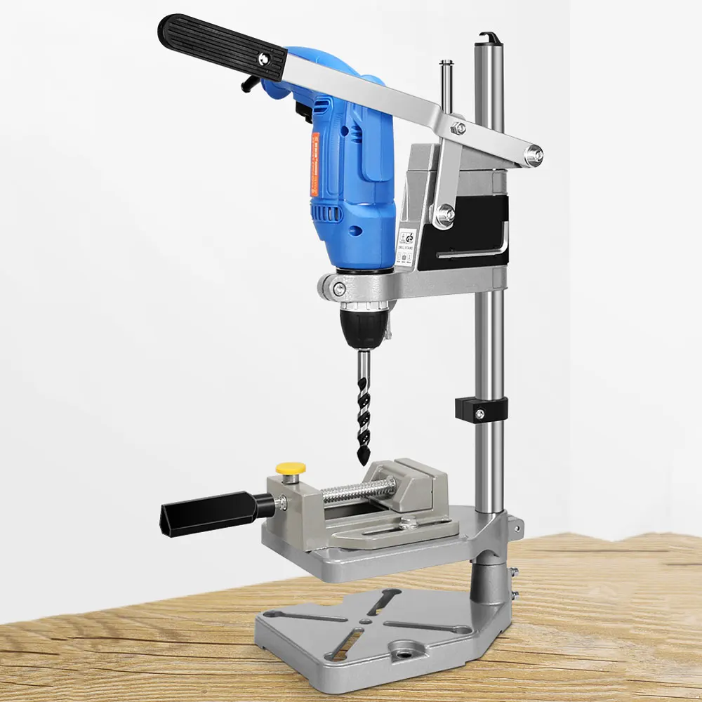 Electric Drill Bracket 400mm Drilling Holder Grinder Rack Stand Clamp Bench Press Stand Clamp Grinder for Woodworking