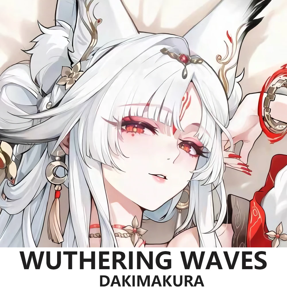 Wuthering Waves Hsin Dakimakura Anime Fullbody Double Sided Pillowcases Decorative Cushion Cover