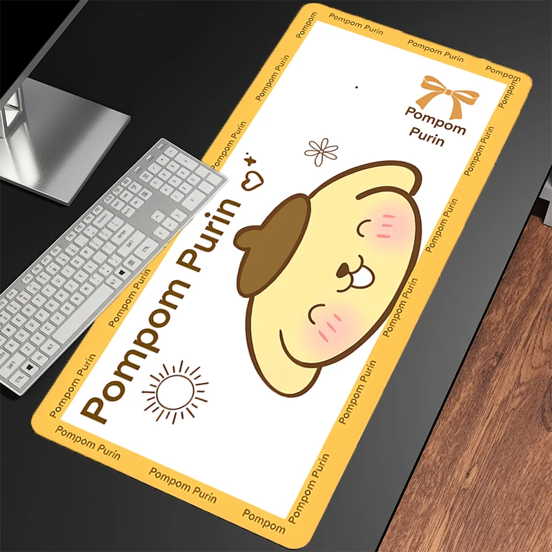 Mouse Pad Pompompurin Anime Game Rubber Mini Pc Keyboard Pad Laptop Computer Speed Desk Mat Computer Gaming Acessories Mousepad
