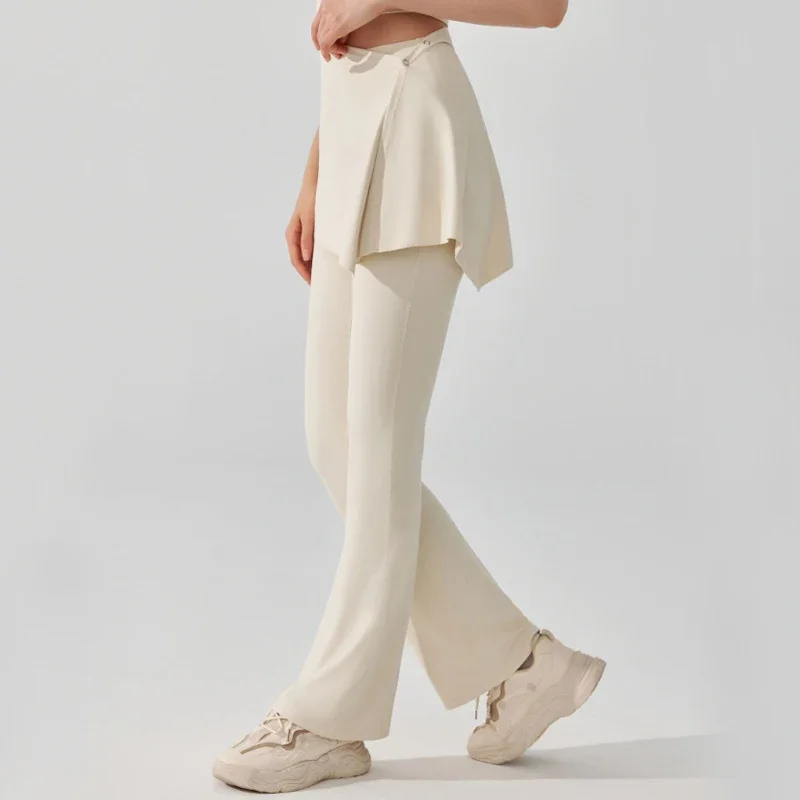 Women High Waist Yoga Pants Solid Color Buttery Soft Gym Flared Trousers Super Stretch Buttery Soft Workout Pants Sportswear