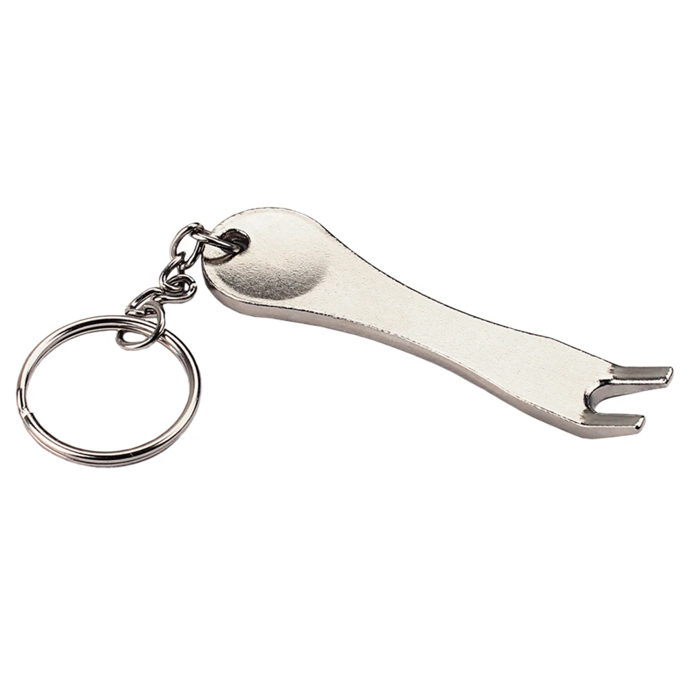 

Guitar Bridge Pin Puller String Nail Peg Puller Musical Tool Keychain for Acoustic Guitar Ukulele Bass Banjo Dobro Mandolin (Sil