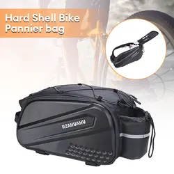 14L Multifunctional Bicycle Rear Seat Bag Waterproof Cycling Bike Rack Trunk Cargo Bag Pannier Bag Handbag Shoulder Bags