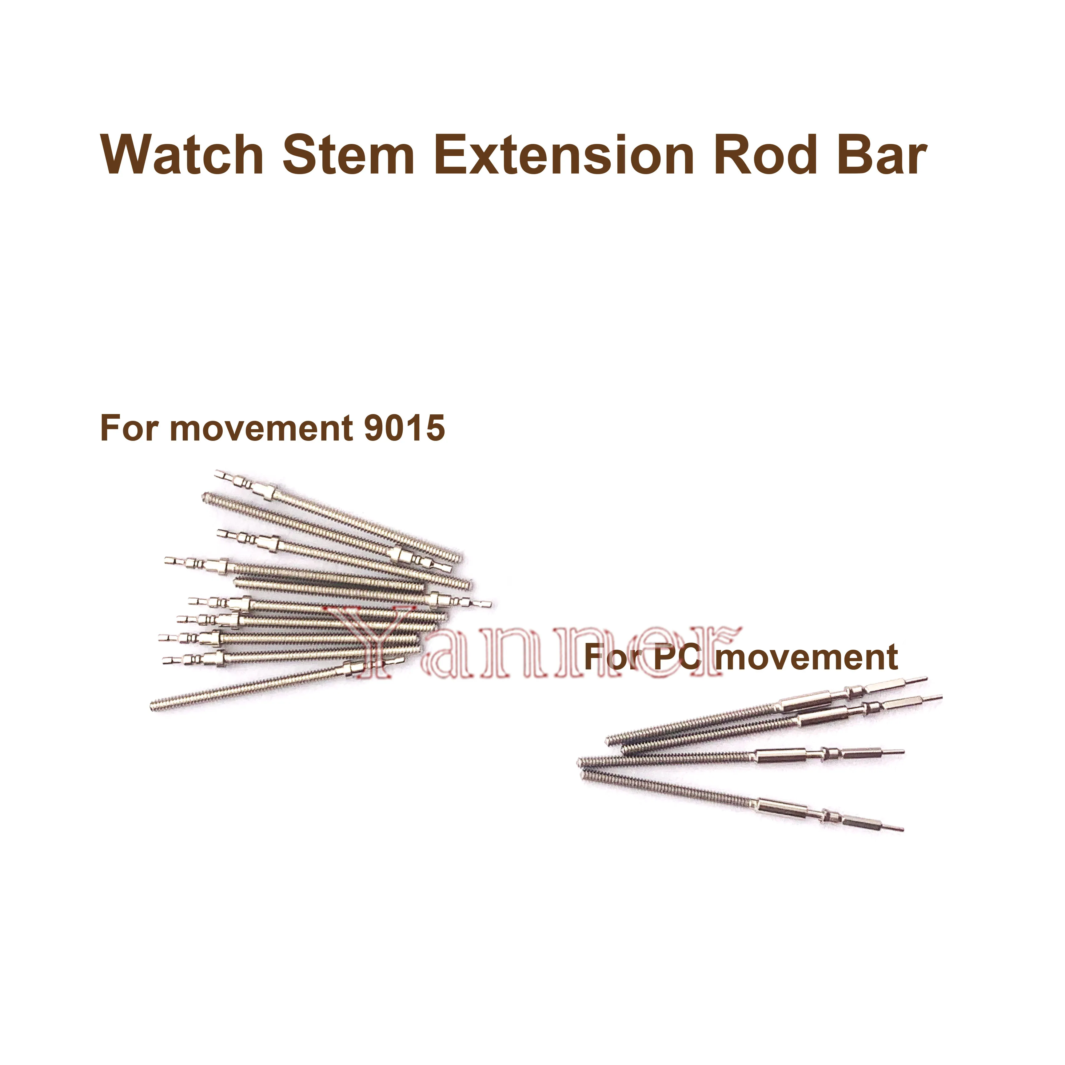 10 Types Watch Extension Rod Bar Watch Winding Stem Extender for 2824 2836 Movement Watch Crowns Stems Tube Watch Repair Tool