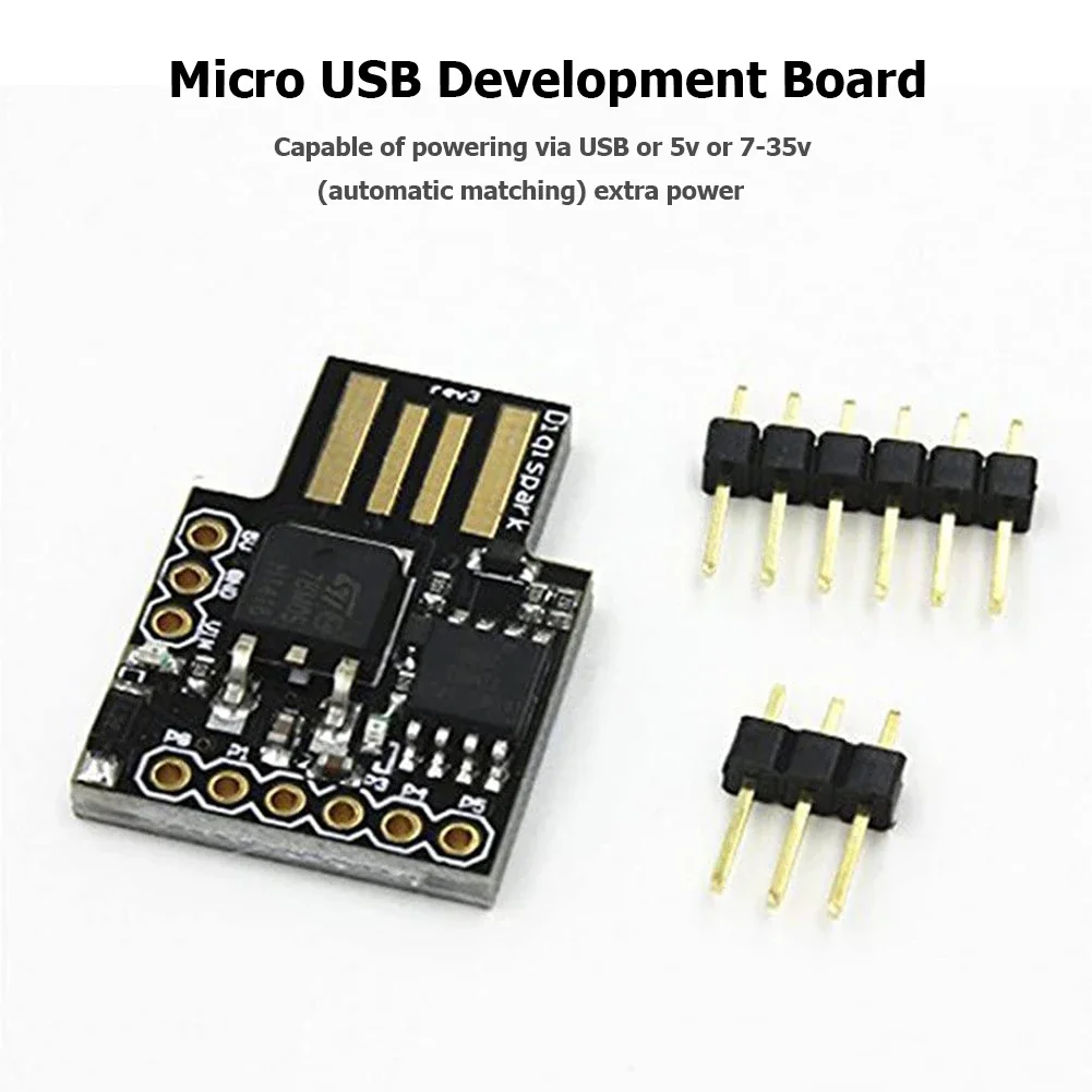 1-10pcs ATTINY85 Miniature บอร์ดพัฒนาโมดูล DC 5V Micro USB บอร์ดพัฒนาสําหรับ Arduino IDE 1.0 + OSX/Win อุปกรณ์เสริม
