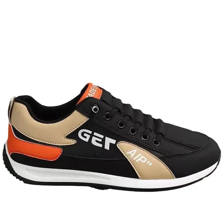 حذاء جري رجالي ربيعي جديد خفيف الوزن سهل الارتداء كاجوال منخفض الارتفاع كتلة ألوان نسخة مطورة أحذية رياضية مريحة مبطنة بالقطن