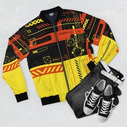 Men's 3d Print Zip Jacket Fashion Pattern Oversized Fashion Outwear Hip Hop Zipper Streetwear Dropshipping Wholesale Tops Coat