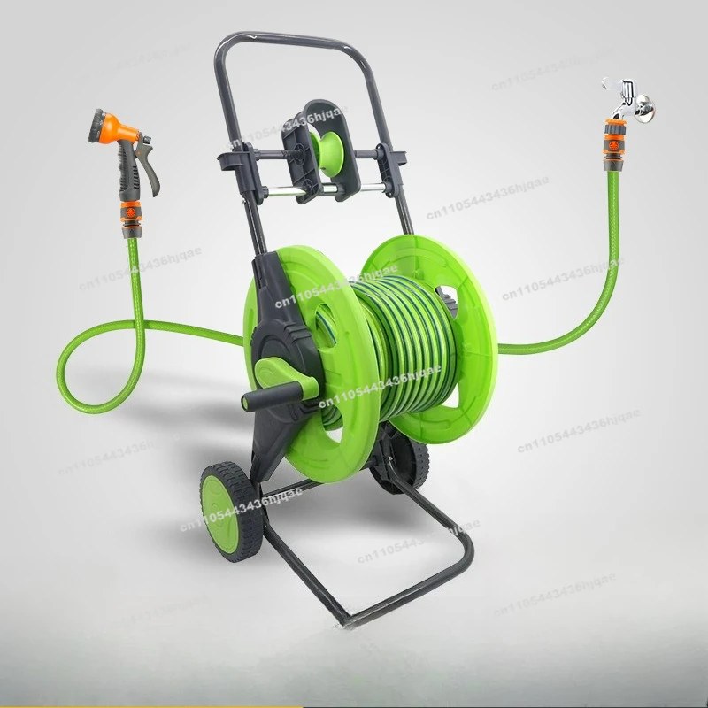 Push-by-hand with Jacket with Wheels and Labor-saving Garden Watering Car Washing Household Water Pipe Truck Water Pipe Storage