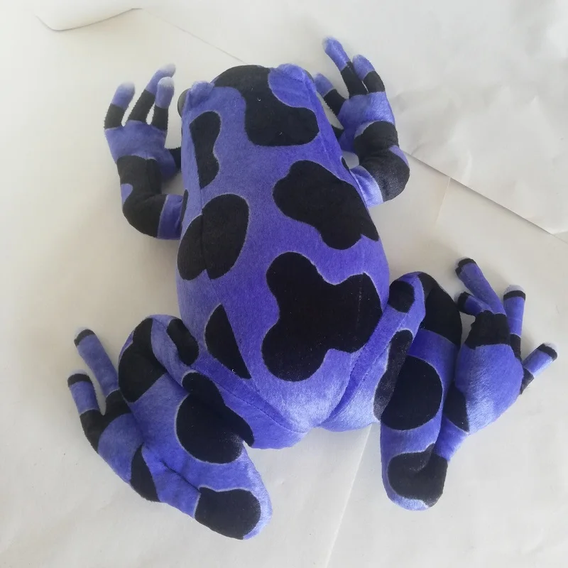 Large 40cm Cute Blue Frog Plush Toy Simulation Frog Soft Doll Boys And Girls Toys Birthday Xmas Gift s0587