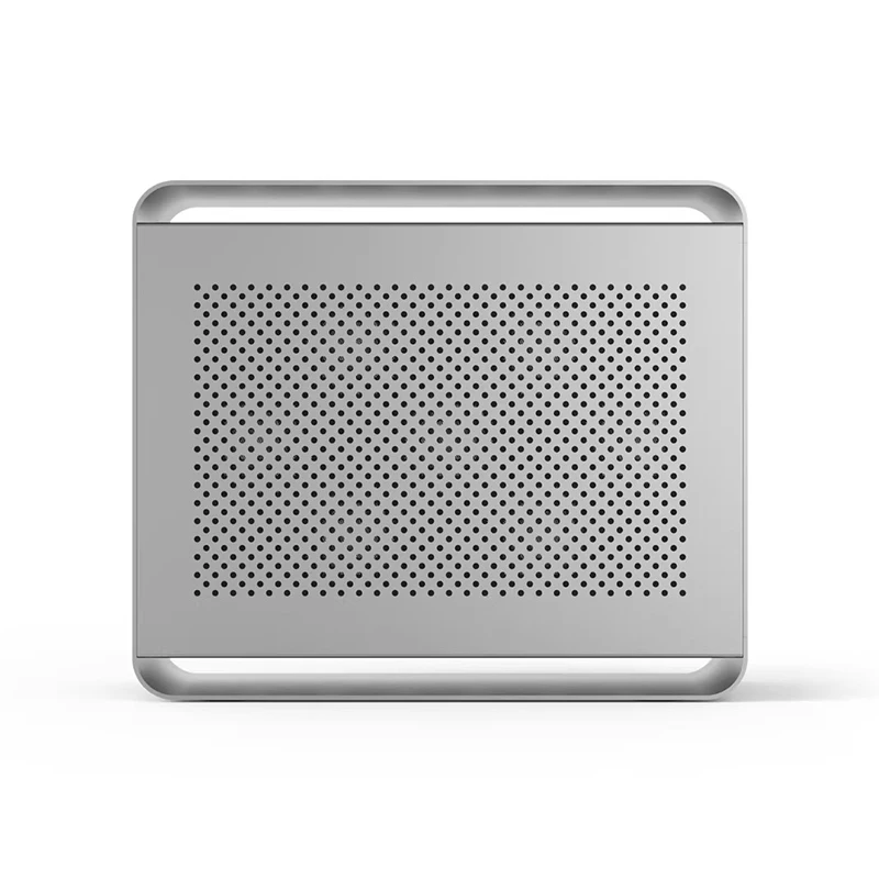 هيكل Streacom Da2 Itx هيكل صغير من سبائك الألومنيوم يدعم تبريد المياه Atx/Sfx مزود طاقة مكتب كمبيوتر ألعاب