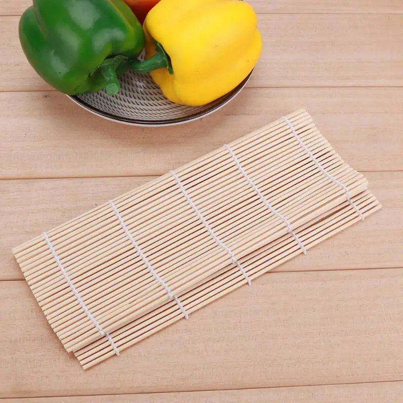 Sushi Tools Sushi Rolling Roller Bamboo Material Rolling Mats Sushi Maker DIY and A Rice Paddle Japanese Foods sushi maker