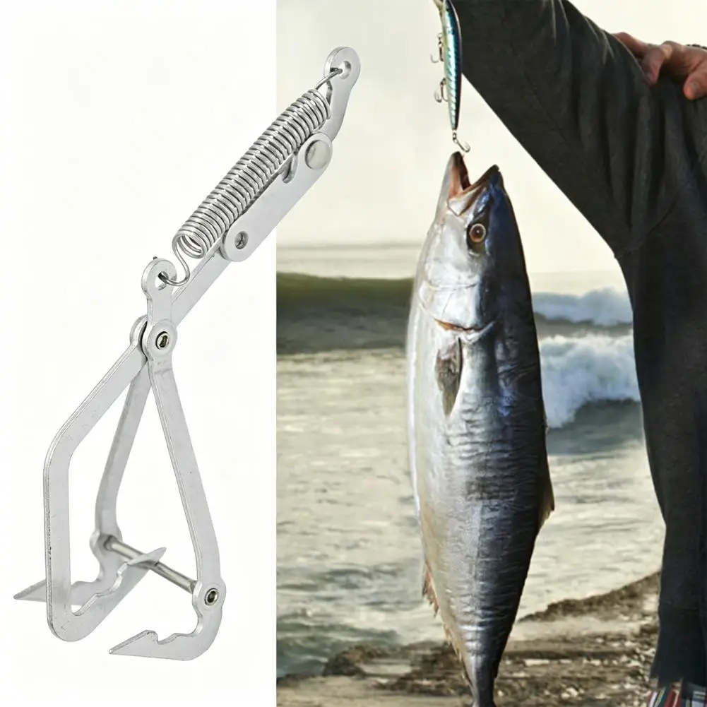 

Portable Crab Clip Strong Clamping Crab Tool Portable Stainless Steel Crab Clip Tool Heavy Duty Metal Fishing Clamp for Fishing