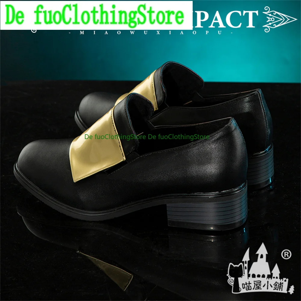 Genshin Impact Xiao Scarpe Cosplay Stivali Gioco Anime Halloween Natale DefuoClothing Negozio di scarpe