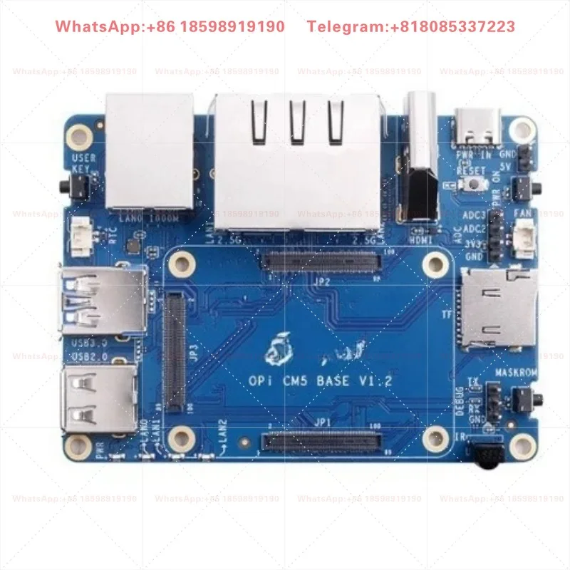 1 piece suitable for CM5 RK3588S Development Board, Bottom Plate