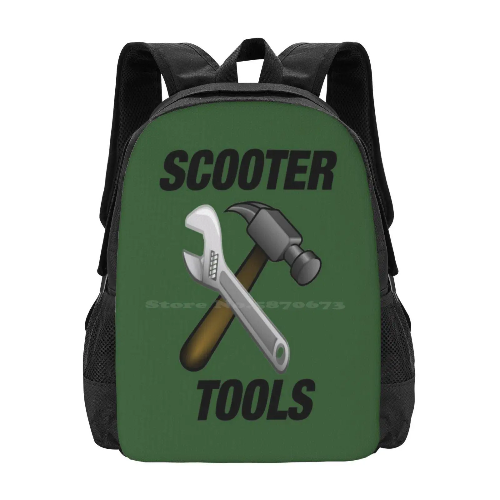 Scooter Tools School Bag Big Capacity Backpack Laptop Lambretta Scooter Tools