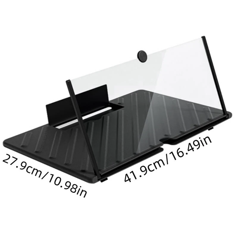 20 Inch Screen Magnifier 3D HD Phone Magnification Projector Screen Magnification Compatible With All Smartphones