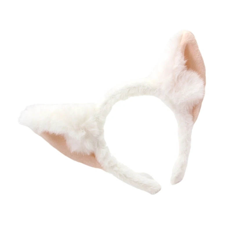 Anime Headband Cosplay Props Puppy Hair Hoop Furry Puppy Hair Styling for Con Headband Puppy Animal Carnivals