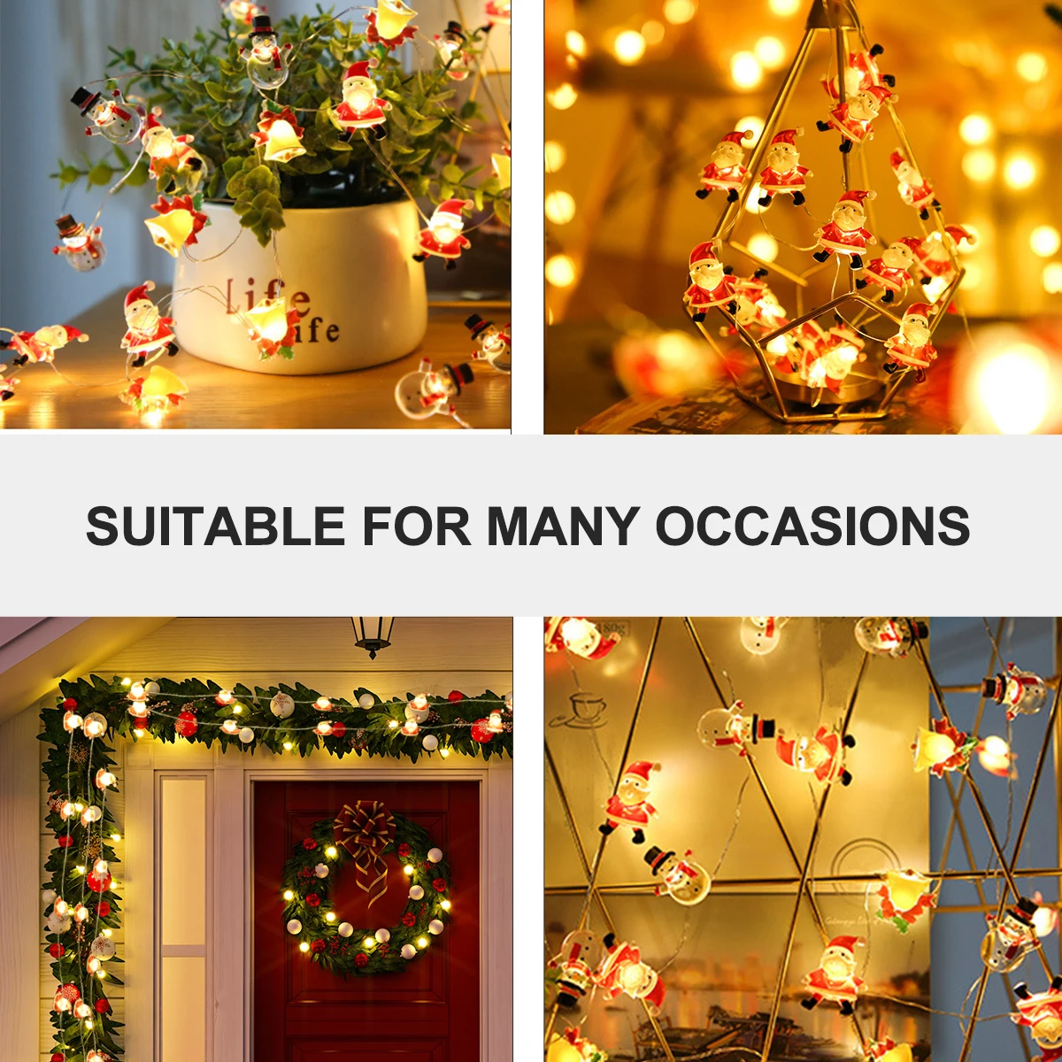 

30M 60LEDs String Lights Christmas Decoration Party Holiday Supplies IP42 Waterproof Colorful Fairy Light Home Garden Bar KTV