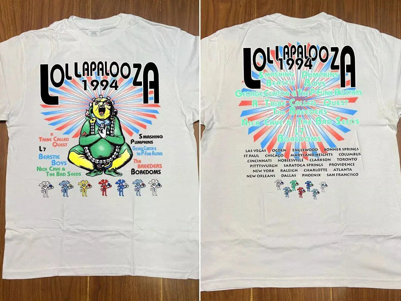 

Футболка Lollapalooza Tour 1994, рубашка Lollapalooza Music Festival