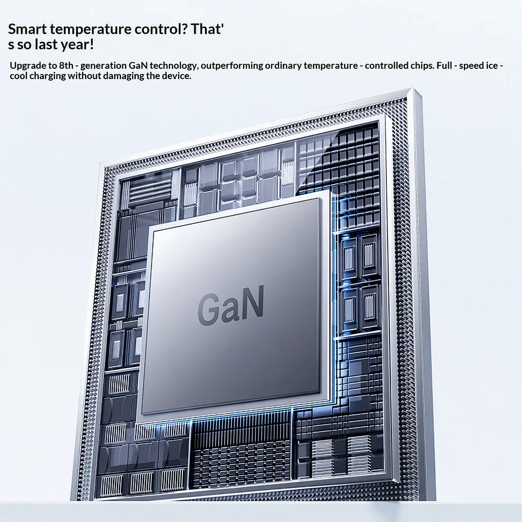 GaN 110W 8-Port 7C1A Retractable Charger USB Fast Charging Desktop Dock Station for iPhone 18 17 16 15Pro Max Samsung Xiaomi