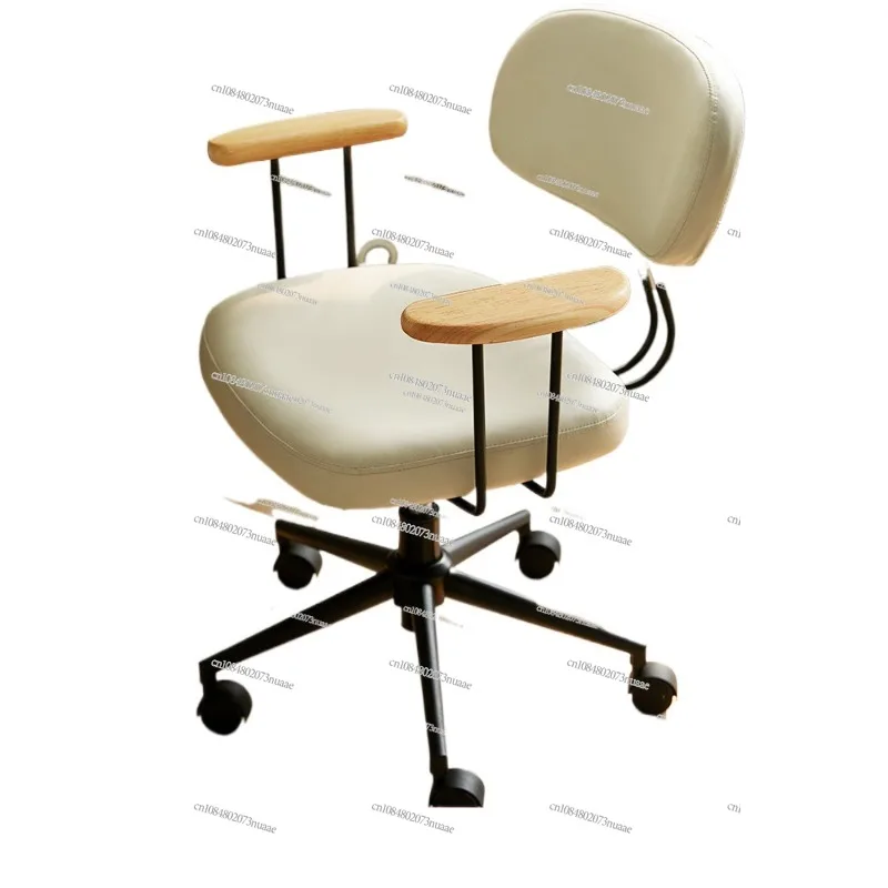 

Ergonomic Swivel Chair with Long Sitting, Computer Home Backrest, Office Study Desk Seat, Comfortable Learning