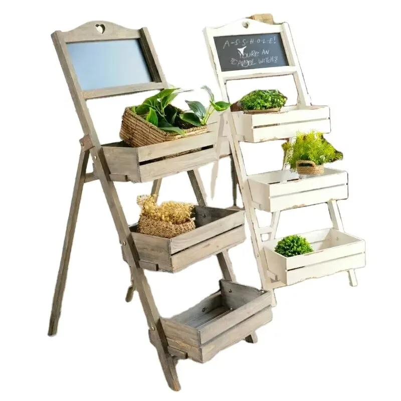 Bağlantısız ülke rustik ahşap mesaj Memo kara tahta/kaldırım bir çerçeve kara tahta