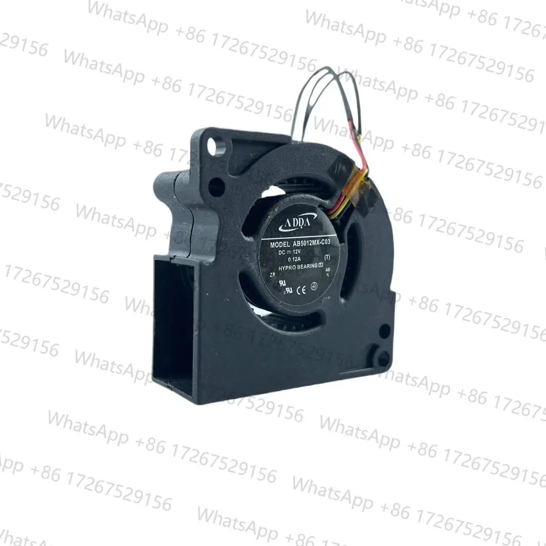 FOR ADDA AB5012MX-C03 50x50x20mm 12V 0.12A Hydraulic Bearing DC Blower Turbo Fan 3-Pin